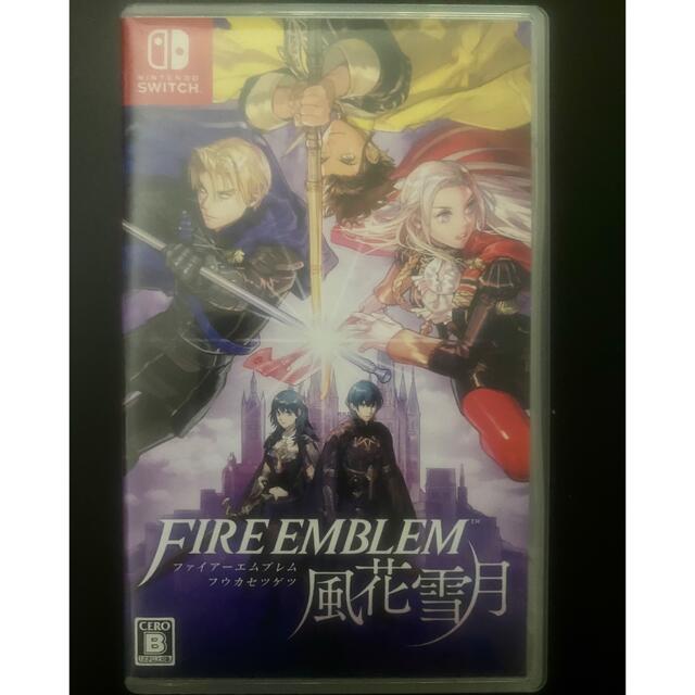 Nintendo Switch(ニンテンドースイッチ)のファイアーエムブレム 風花雪月 通常版　カード付き エンタメ/ホビーのゲームソフト/ゲーム機本体(携帯用ゲームソフト)の商品写真