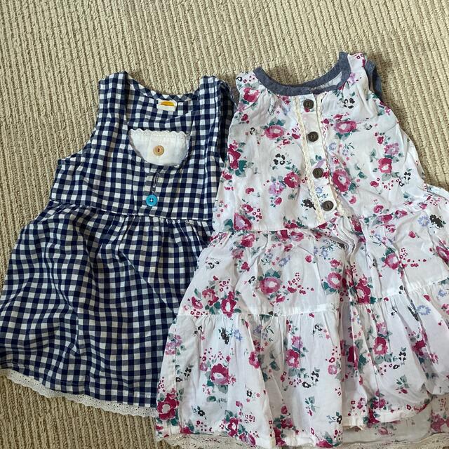 キムラタン(キムラタン)のキッズ　ワンピース　90cm 95cm キッズ/ベビー/マタニティのキッズ服女の子用(90cm~)(ワンピース)の商品写真