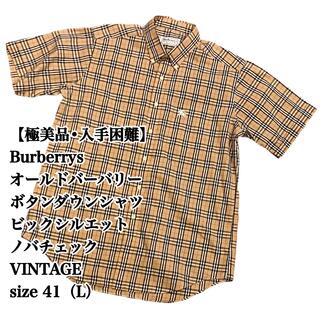 特注品 ☆ Burberry's ボタンダウンシャツ バーバリー シャツ