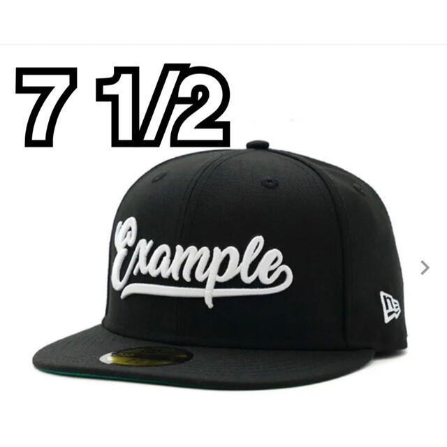 NEW ERA EXAMPLE 59FIFTY CAP ブラック 7 1/2