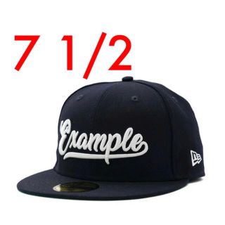 NEW ERA EXAMPLE 59FIFTY CAP ネイビー 7 1/2(キャップ)