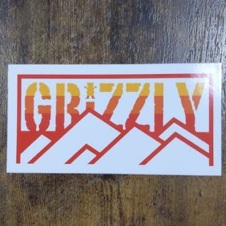 インディペンデント(INDEPENDENT)の(縦6.5cm横12.6cm)grizzly グリズリー　skate ステッカー(その他)