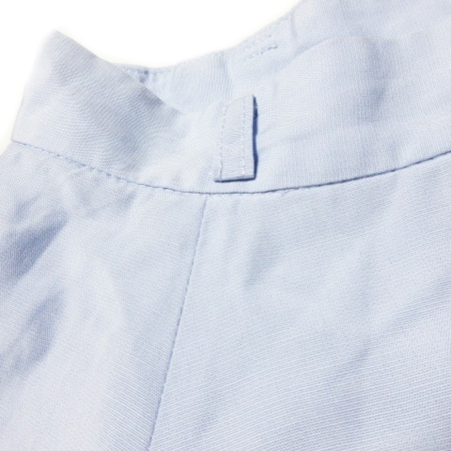 MISCH MASCH(ミッシュマッシュ)のミッシュマッシュ スカート サーキュラー フレア ひざ丈 リネン混 34 青 レディースのスカート(ひざ丈スカート)の商品写真