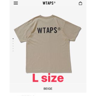 ダブルタップス(W)taps)のWTAPS STANDART / SS / Tシャツ ベージュ L(Tシャツ/カットソー(半袖/袖なし))