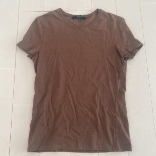 グッチ(Gucci)のGUCCIグッチ☆ロゴ入り半袖Tシャツトップスブラウン(Tシャツ(半袖/袖なし))