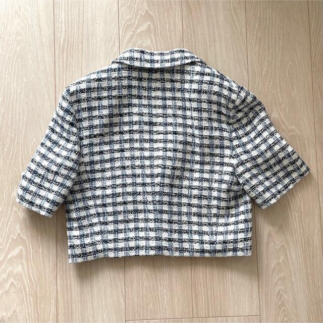 ZARA(ザラ)の新品未使用タグ付き✨ZARAショートジャケット レディースのジャケット/アウター(テーラードジャケット)の商品写真