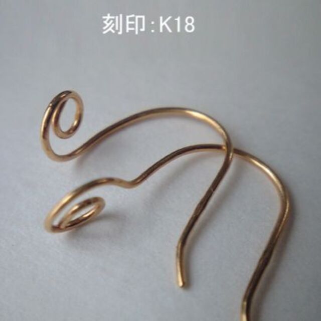 022★K18 フックピアス★ジプシーピアス★着せ替えピアス 1