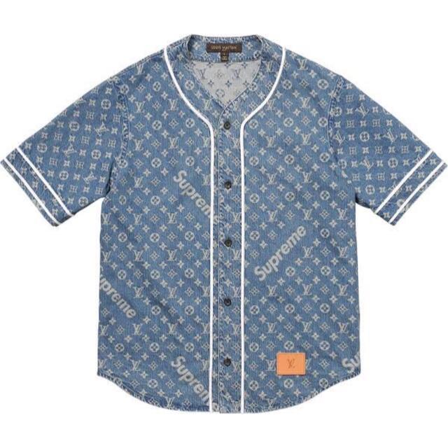 Supreme / Louis Vuitton モノグラム ベースボール シャツ - トップス Supreme / Louis Vuitton モノグラム ベースボール シャツ - トップス