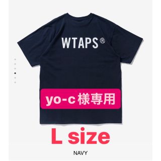 W)taps - WTAPS STANDART / SS / Tシャツ ネイビー Lの通販 by くろ's ...