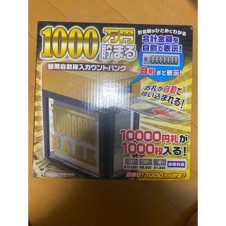 1000万貯金箱(インテリア雑貨)