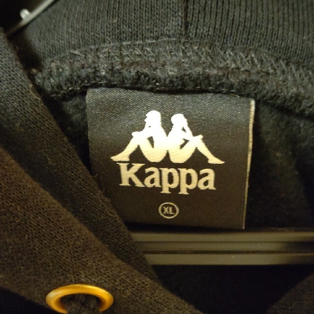 Kappa(カッパ)の【GU】Kappa　メンズパーカー　ブラック　XL メンズのトップス(パーカー)の商品写真