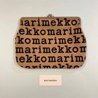 新品　marimekko マリメッコ　マリロゴ　ポーチ　レア　タグ付き