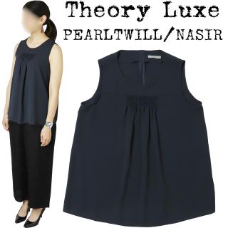 セオリー(theory)の★美品★定価約2,3万★Theory Luxe★セオリー★ノースリーブ ブラウス(シャツ/ブラウス(半袖/袖なし))