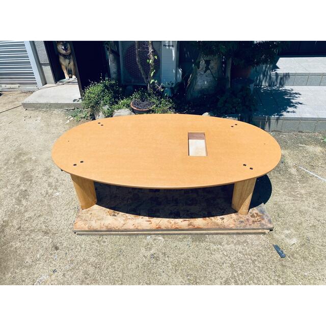 こたつ楕円ウォールナット120日本製・ヒーター別売り 見越し こたつ楕円ウォールナット120日本製・ヒーター別売り 見越し