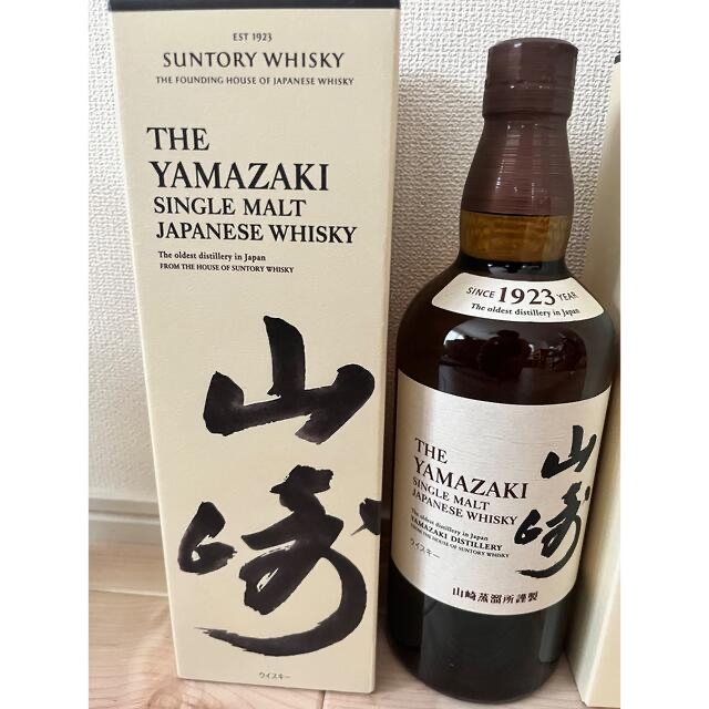 サントリーシングルモルト山崎700ml【箱あり】3本&白州700ml箱なし1本 ...