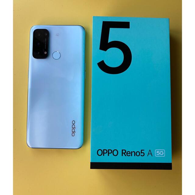 【未使用新品】OPPO Reno5 A (eSIM対応版) SIMフリー 即発送