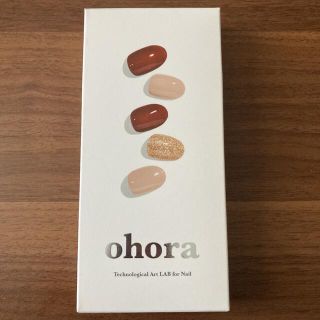 ohora ハンドネイルシール　N ROSEWOOD 19枚(ネイル用品)