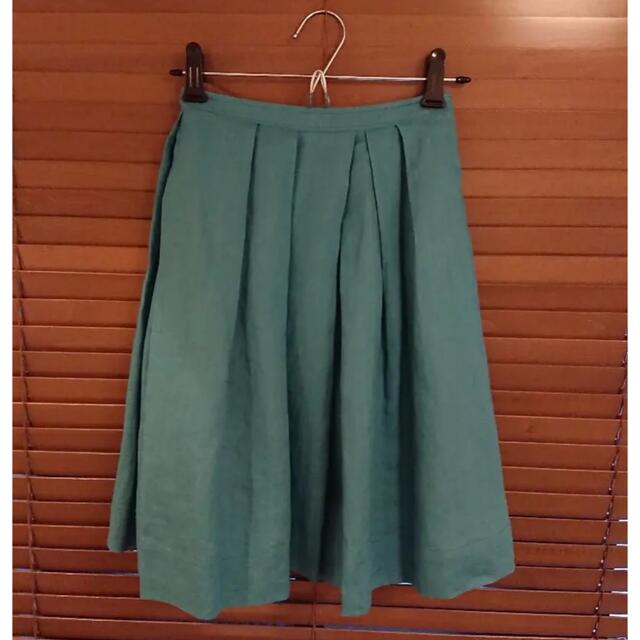 JUSGLITTY(ジャスグリッティー)のジャスグリッティー　リネン　スカート レディースのスカート(ひざ丈スカート)の商品写真