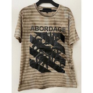 ヒロムタカハラ(HIROMUT AKAHAR A)のABORDAGE アボルダージュ　ヴィンテージ　スカル　Tシャツ　46 美品(Tシャツ/カットソー(半袖/袖なし))