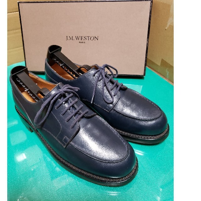 新品入荷 J.M. WESTON ウエストン ゴルフ ネイビー 6D エム J.M.WESTON