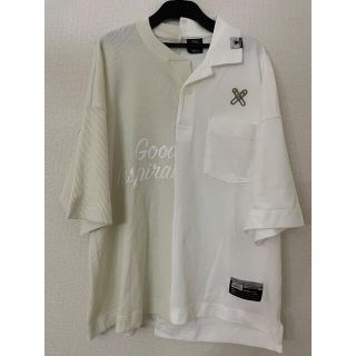 ジーユー(GU)の美品 GU×MIHARAYASUHIRO コラボ ポロシャツ 半袖　M(ポロシャツ)