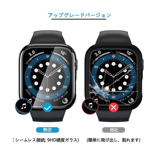 Apple Watch(アップルウォッチ)の【1枚】Yoarmyt watch ケース 40mm Apple Watch スマホ/家電/カメラのスマホアクセサリー(保護フィルム)の商品写真