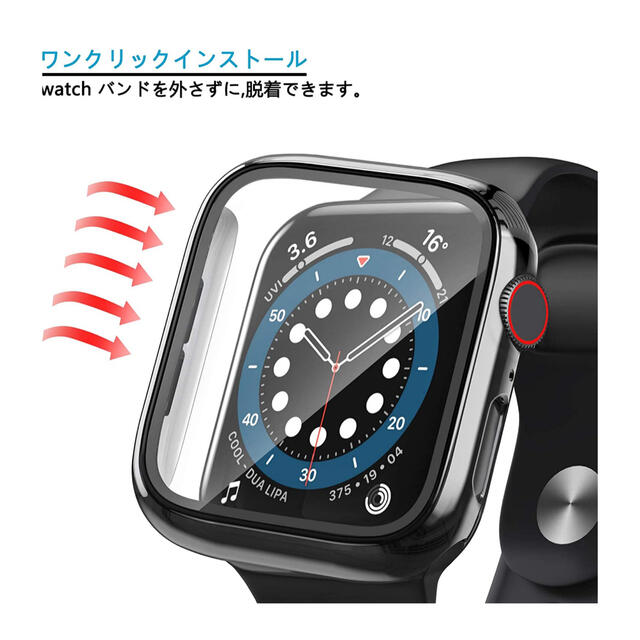 Apple Watch(アップルウォッチ)の【1枚】Yoarmyt watch ケース 40mm Apple Watch スマホ/家電/カメラのスマホアクセサリー(保護フィルム)の商品写真