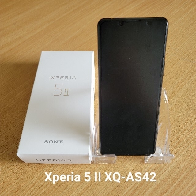 スマートフォン/携帯電話Xperia 5 II XQ-AS42 black 国内版SIMフリー