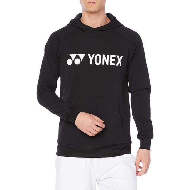 YONEX(ヨネックス)のYONEX ヨネックス テニスウェア  ユニパーカー ブラック ユニセックスM スポーツ/アウトドアのテニス(ウェア)の商品写真