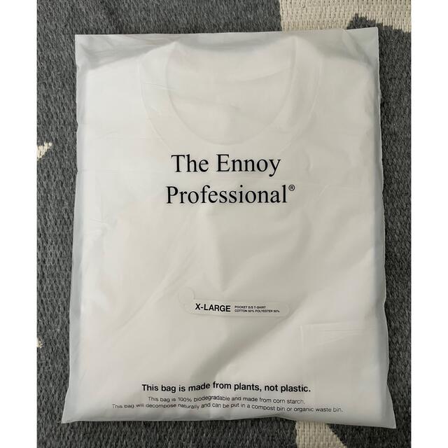 ennoy POCKET T-SHIRTS 白 XL