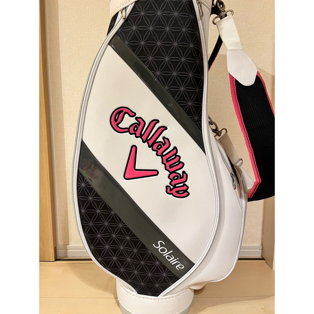 Callaway(キャロウェイ)の【中古品】キャディーバッグ　レディース　キャロウェイ　ソレイユ スポーツ/アウトドアのゴルフ(バッグ)の商品写真