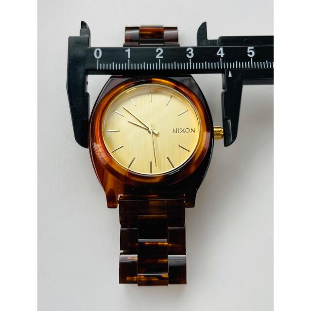 カジュアル【電池新品の美品】NIXONのTIME TELLER 人気のべっ甲カラー⑧