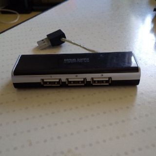 サンワサプライ  USBハブ 携帯向き(PC周辺機器)