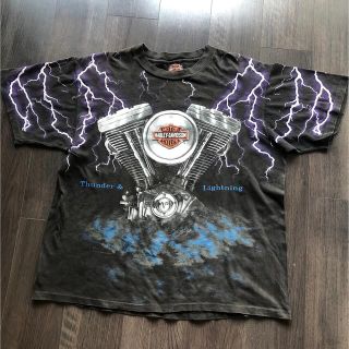 ハーレーダビッドソン(Harley Davidson)のHarley Davidson TEE ハーレーダビットソン Tシャツ XL 黒(Tシャツ/カットソー(半袖/袖なし))