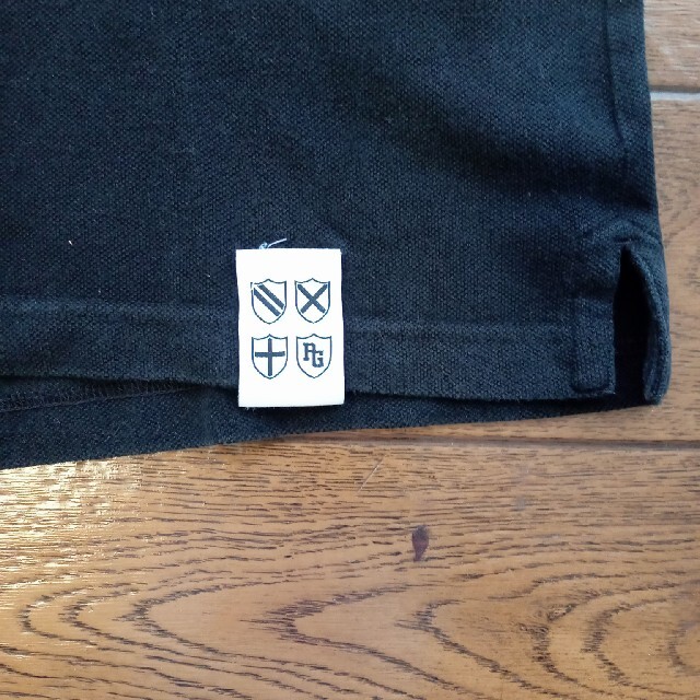 PEARLY GATES(パーリーゲイツ)のパーリーゲイツ　ゴルフ　メンズ半袖ポロシャツ　サイズ4　黒 スポーツ/アウトドアのゴルフ(ウエア)の商品写真