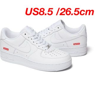 シュプリーム(Supreme)の【新品】Supreme Nike Air Force 1 White 26.5(スニーカー)