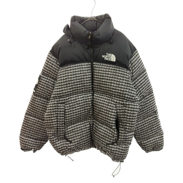 SUPREME シュプリーム 21SS×THE NORTH FACE Studded Nuptse Jacket ノースフェイス スタッズ ヌプシ ダウンジャケット ブラック ND42100I