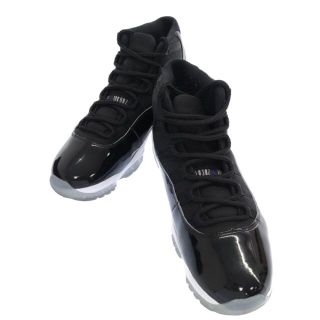 NIKE ナイキ 16年製 AIR JORDAN 11 RETRO SPACE JAM 378037-003 エアジョーダン11 レトロ  スペースジャム パテントレザーハイカットスニーカー US11 ブラック