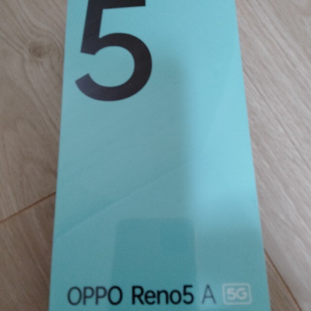 【新品未開封】OPPO Reno5 A SIMフリー　シルバーブラック
