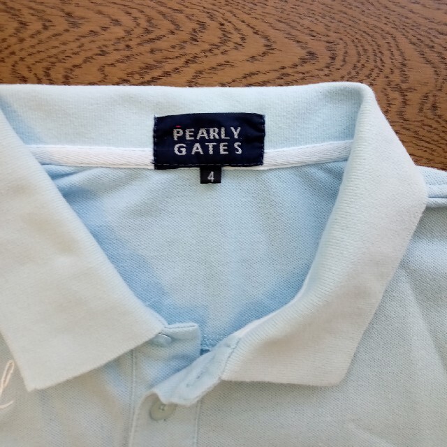 PEARLY GATES(パーリーゲイツ)のパーリーゲイツ　ゴルフ　メンズポロシャツ半袖　サイズ4 スポーツ/アウトドアのゴルフ(ウエア)の商品写真