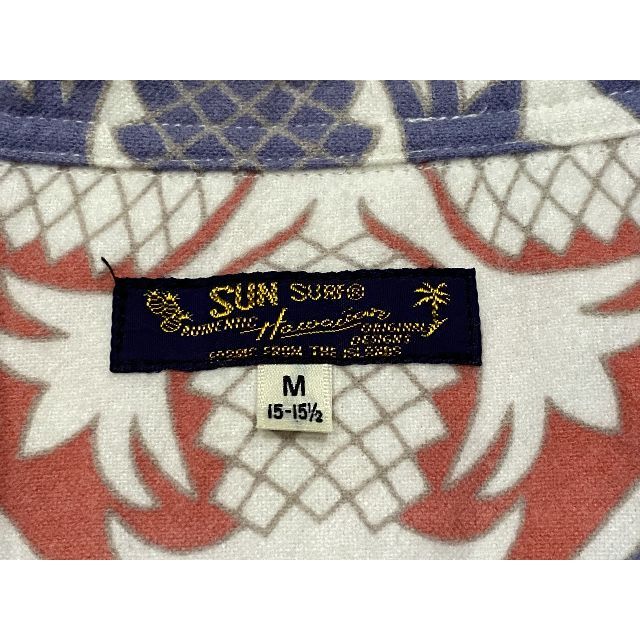Sun Surf(サンサーフ)の＊東洋 SUN SURF コットン起毛 パイナップル オープンカラーシャツ M メンズのトップス(シャツ)の商品写真