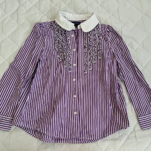 POLO RALPH LAUREN(ポロラルフローレン)のUSED ラルフローレン　キッズ　シャツ キッズ/ベビー/マタニティのキッズ服女の子用(90cm~)(ブラウス)の商品写真