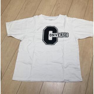 コンバース(CONVERSE)のメンズ【CONVERSE】ロゴ Tシャツ 白 M(Tシャツ/カットソー(半袖/袖なし))