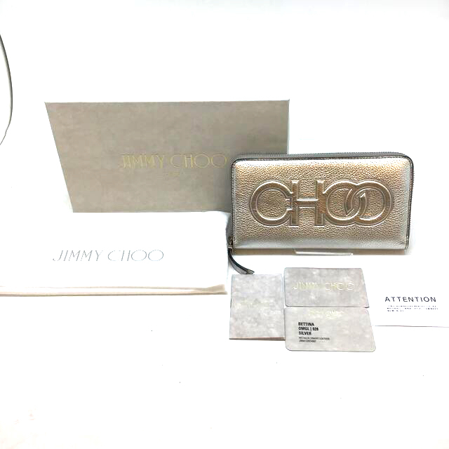 JIMMY CHOO ジミーチュウ ラウンドファスナー長財布 - www.glycoala.com