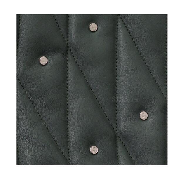 Supreme Quilted Studded Leather Jacket