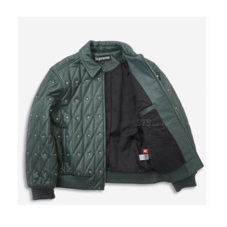 シュプリーム(Supreme)のSupreme Quilted Studded Leather Jacket(レザージャケット)