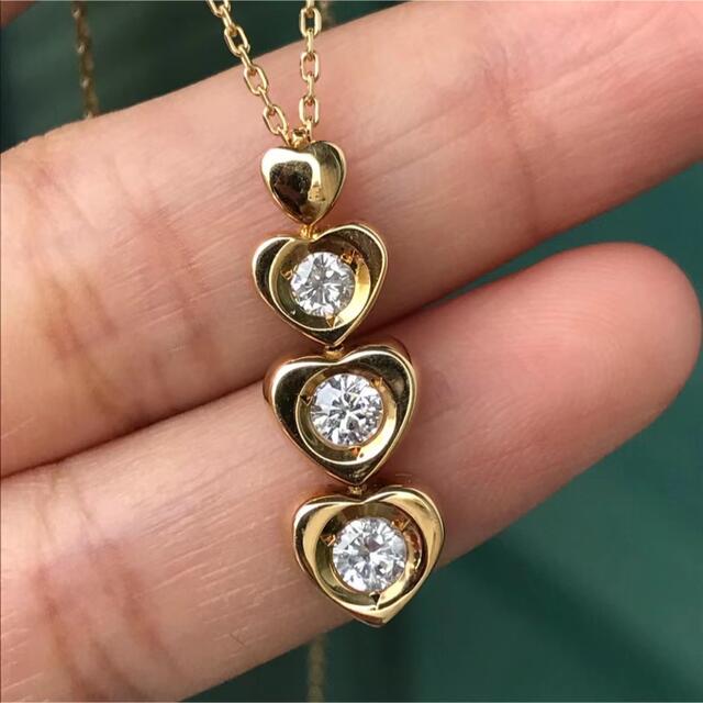 大勧め k18YG ダイヤモンド ネックネス 新品 0.51ct ネックレス - mgptt.ma