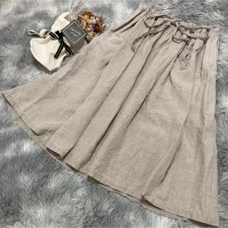 ネストローブ(nest Robe)の♡リネン100%【nest Robe】ネストローブ ロングスカート フリーサイズ(ロングスカート)