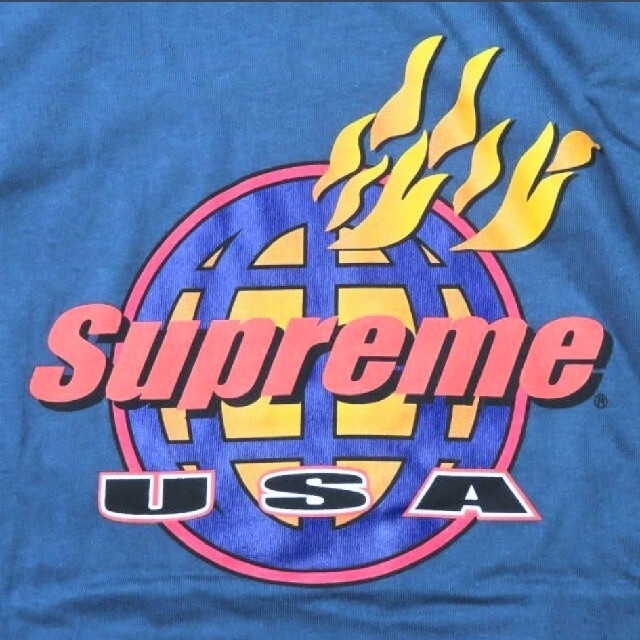 Supreme(シュプリーム)のSupreme Fire Tee Mサイズ メンズのトップス(Tシャツ/カットソー(半袖/袖なし))の商品写真