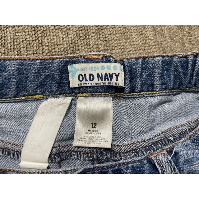 Old Navy(オールドネイビー)のUSED　OLDNAVY　キッズ　デニムスカート キッズ/ベビー/マタニティのキッズ服女の子用(90cm~)(スカート)の商品写真